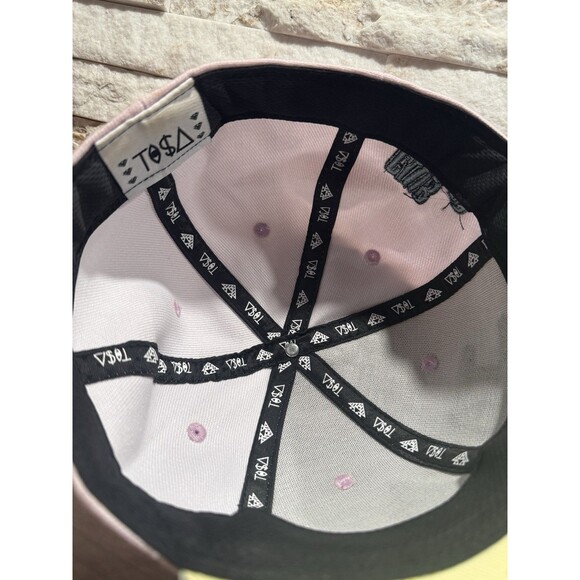 TISA Vizion Club Member Hat Pink Teal Fitted 7 1/2 HeadGear Classics Brand - Picture 5 of 6